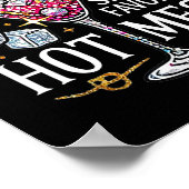 Santa's Lieblings-heiße Weihnachtsfeiertag Margar Poster (Ecke)