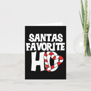 Santas Lieblings-Ho  Karte