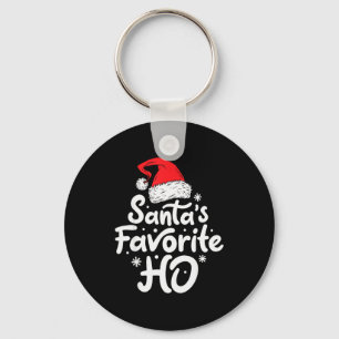 Santas Lieblings-Ho Lustiges Weihnachten Frauen Xm Schlüsselanhänger