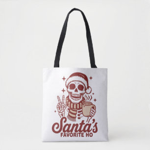 Santas Lieblings-Ho-Skelett Snarky Weihnachten  Tasche