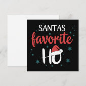 Santas Lieblings Ho Weihnachten Passende Feiertage (Vorne/Hinten)