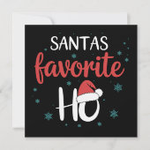 Santas Lieblings Ho Weihnachten Passende Feiertage (Vorderseite)
