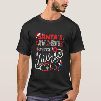 Santa's Lieblings-HOSPICE Krankenschwester Xmas Li T-Shirt
