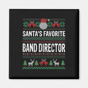 Santas Lieblings Nd Regisseur Hässliches Weihnacht Magnet