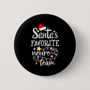 Santas Lieblings-Neuro-Team Weihnachts-Neurologie Button