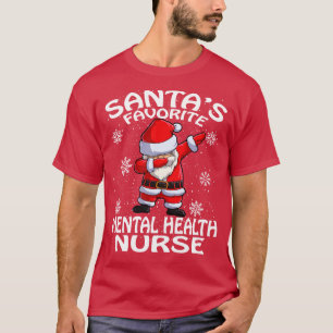 Santas Lieblings-Pflegekraft für psychische Gesund T-Shirt
