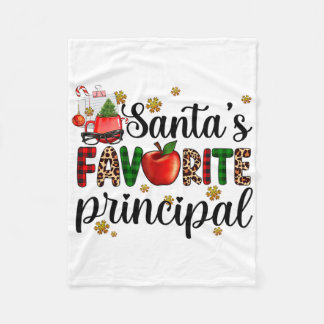 Santa's Lieblings-Rektor-Weihnachten-Kinder-Jungen Fleecedecke