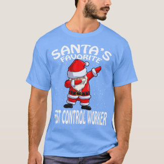 Santas Lieblings-Schädlingsbekämpfer Weihnachten T-Shirt