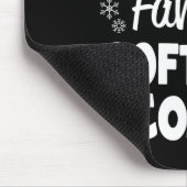 Santa's Lieblings-Softball-Trainer Lustiger Weihna Mousepad (Ecke)