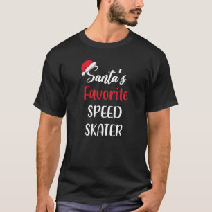 Santas Lieblings-Speedskater Weihnachts-Speedskat T-Shirt