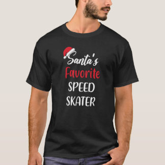 Santas Lieblings-Speedskater Weihnachts-Speedskat T-Shirt