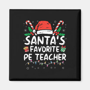 Santas Lieblings-Sportlehrer Weihnachten Santa Spa Magnet