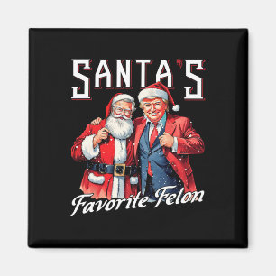 Santas Lieblings-Straftäter Weihnachtsmann Trump W Magnet