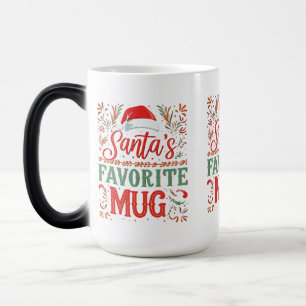 Santa's Lieblings-Tasse - 15 oz Morphing Design Verwandlungstasse