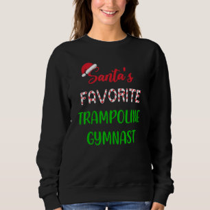 Santas Lieblings Trampolin-Turnerin Trampolin Ch Sweatshirt