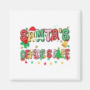 Santas Lieblings-Weihnachtsbeleuchtung für Büroper Magnet
