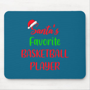 Santas Lieblingsbasketballspieler Basketball Chri Mousepad