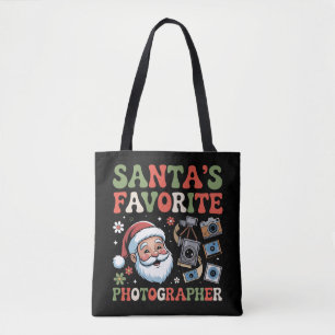 Santas Lieblingsfotograf Weihnachtsgeschenk Lustig Tasche