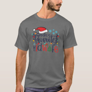 Santa's Lieblingsfrau Midfrau Merry Christmas Midf T-Shirt