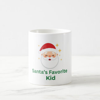 santas lieblingskind-tasse kinder weihnachtstasse kaffeetasse