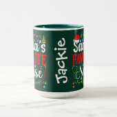Santas Lieblingskrankenschwester Tasse (Zentrum)