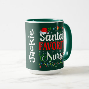 Santas Lieblingskrankenschwester Tasse