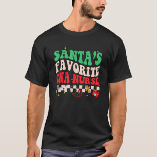 Santas Lieblingskrankenschwester Weihnachten Xmas T-Shirt