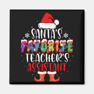 Santas Lieblingslehrer Instant Lustiger Weihnachte Magnet