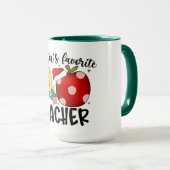 Santas Lieblingslehrer Tasse (VorderseiteRechts)
