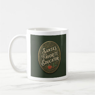Santas Lieblingslehrer Weihnachten Lehrer Tasse