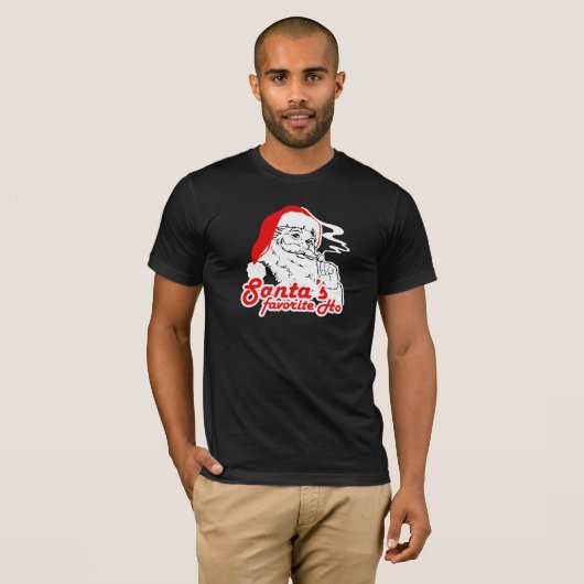 SANTA'S LIEBLINGSLEITER HO T-Shirt (Vorne ganz)