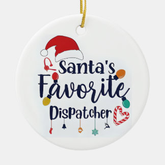 Santas Lieblingsmagnet Keramik Ornament