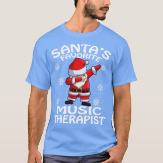 Santas Lieblingsmusiktherapeut Weihnachten T-Shirt