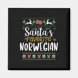 Santas Lieblingsnorweger - Norwegen hässliches Wei Magnet