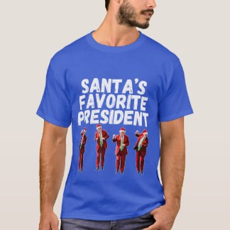 Santas Lieblingspräsident 2024 Retro T-Shirt
