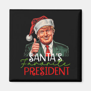 Santas Lieblingspräsident Lustiger Santa Trump 202 Magnet