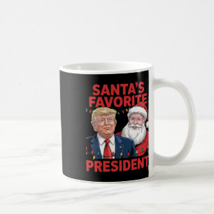 Santas Lieblingspräsident Santa Trump Tanz Chris Kaffeetasse
