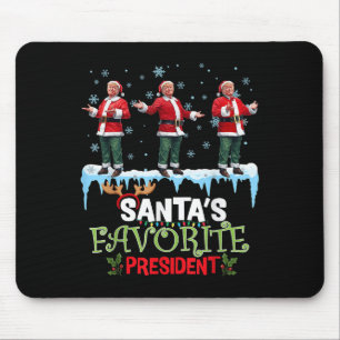 Santas Lieblingspräsident Santa Trump Tanz Lustig Mousepad