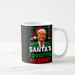 Santas Lieblingspräsident Santa Trump Xmas Christm Kaffeetasse