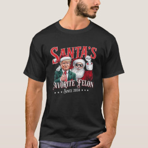 Santa's Lieblingsstraftäter 2024 Weihnachten Lusti T-Shirt