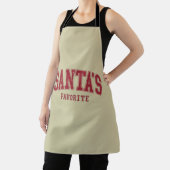 Santas Lieblingsweihnachtsgeschenk Funny Festivals Schürze (InSitu)