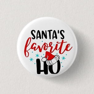 Santas Lieblingswitz Weihnachten Xmas Button