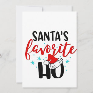 Santas Lieblingswitz Weihnachten Xmas Einladung
