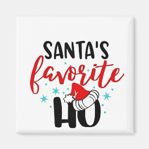 Santas Lieblingswitz Weihnachten Xmas Magnet