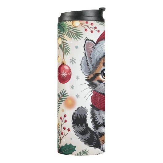 Santa's Little Helper Cat Thermosbecher (Nach links gedreht)