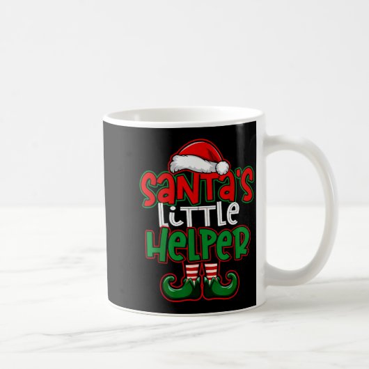 Santa's Little Helper Espresso Martini Christmas T Kaffeetasse (Rechts)