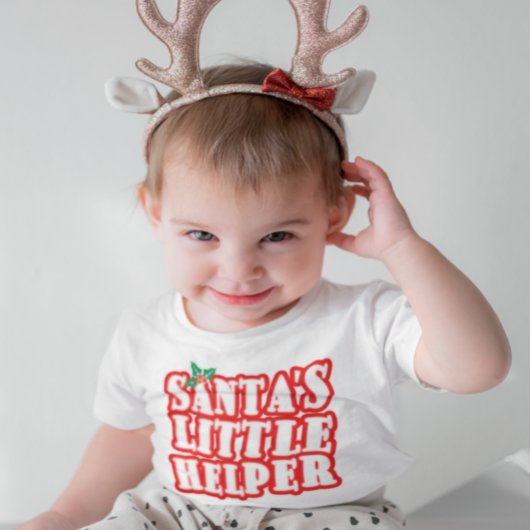 Santas Little Helper Kleinkind T-shirt