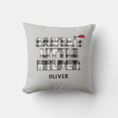 Santa's little helper Personalized  Kissen (Vorderseite)