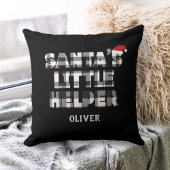 Santa's little helper Personalized Kissen