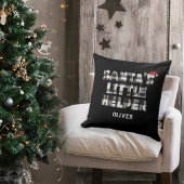 Santa's little helper Personalized  Kissen
